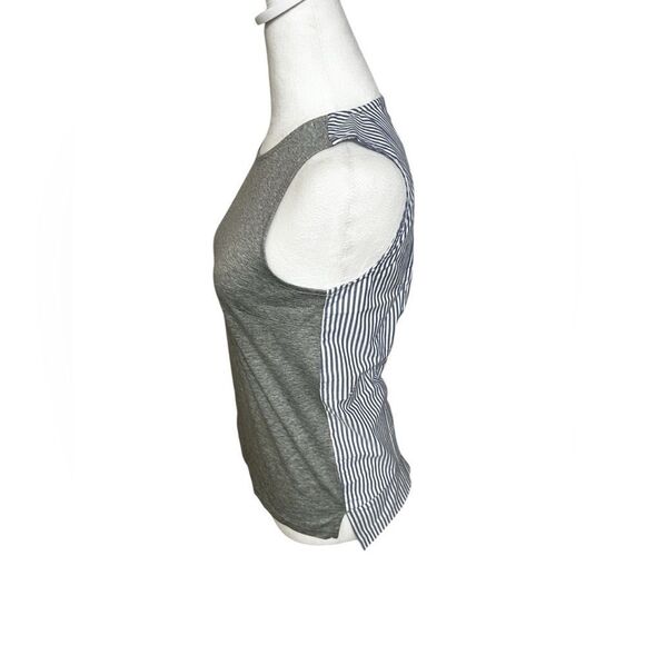 J Crew Contrast Sleeveless Tank Top Seersucker Striped blue gray white
Size xXS - Picture 4 of 8
